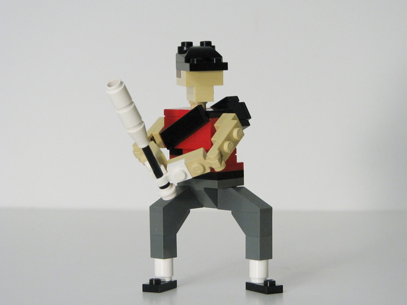 Illustration for article titled These TF2 LEGO Figures are so Small! They are Funny to me!